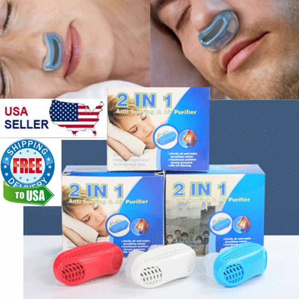 Anti Snore Nasal Dilators Apnea Aid Device Stop Snoring Nose Clip Silicone New