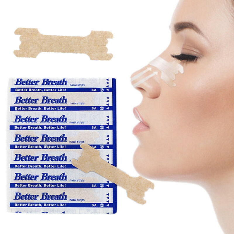 100 Nasal Strips  (large/tan) Better Breath / Reduce Snoring Right Now