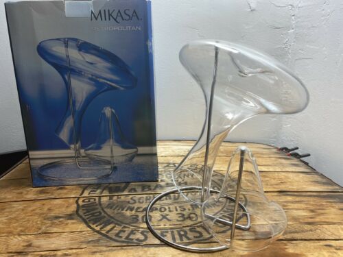 Mikasa Metropolitan Wine Set Decanter Diffuser & Stand Nib