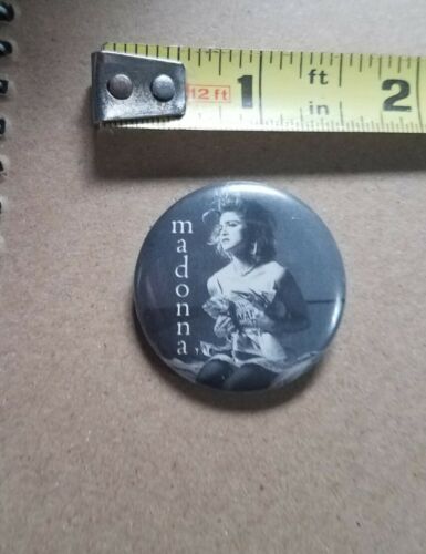Vintage 1980s Madonna Button Pinback Pin Classic 1984 Boy Toy Enterprises